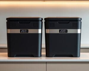 Are there smart compost bins with temperature alerts?