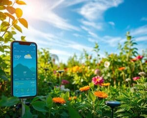 Can a weather app sync with your garden sensors?