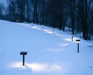 Can solar path lights work all winter long?