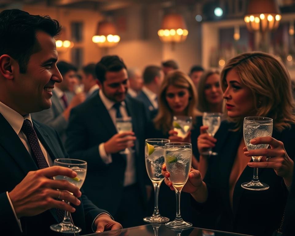 Gin and tonic consumers