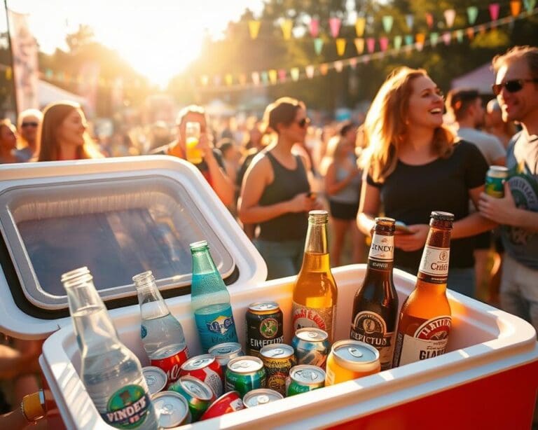 How To Keep Drinks Cold At A Festival