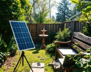 How do you power devices in a remote part of the yard?