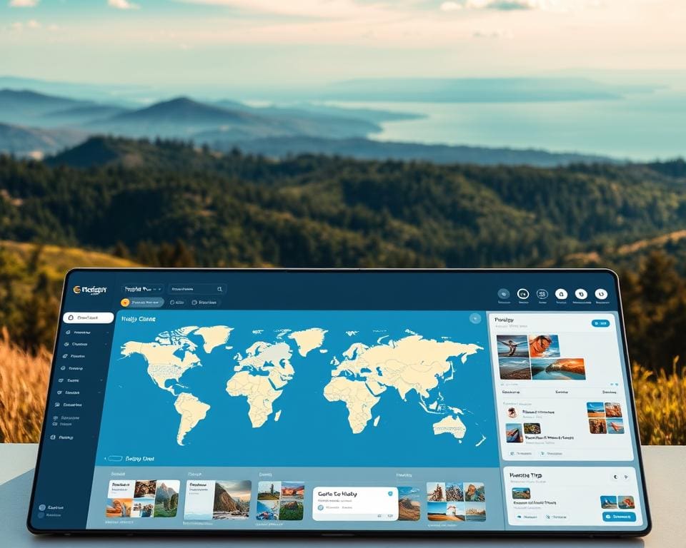 Online vacation planner