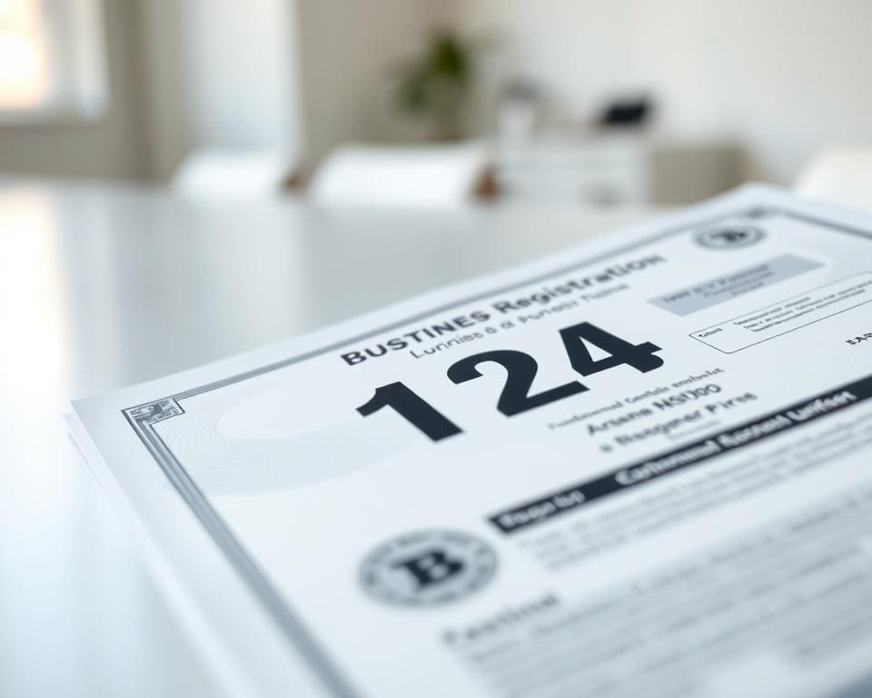 business registration number definition