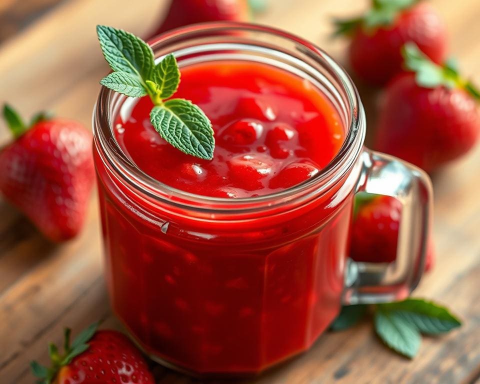 strawberry sauce for beverages
