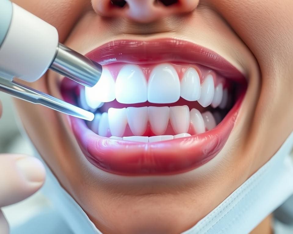 teeth whitening process