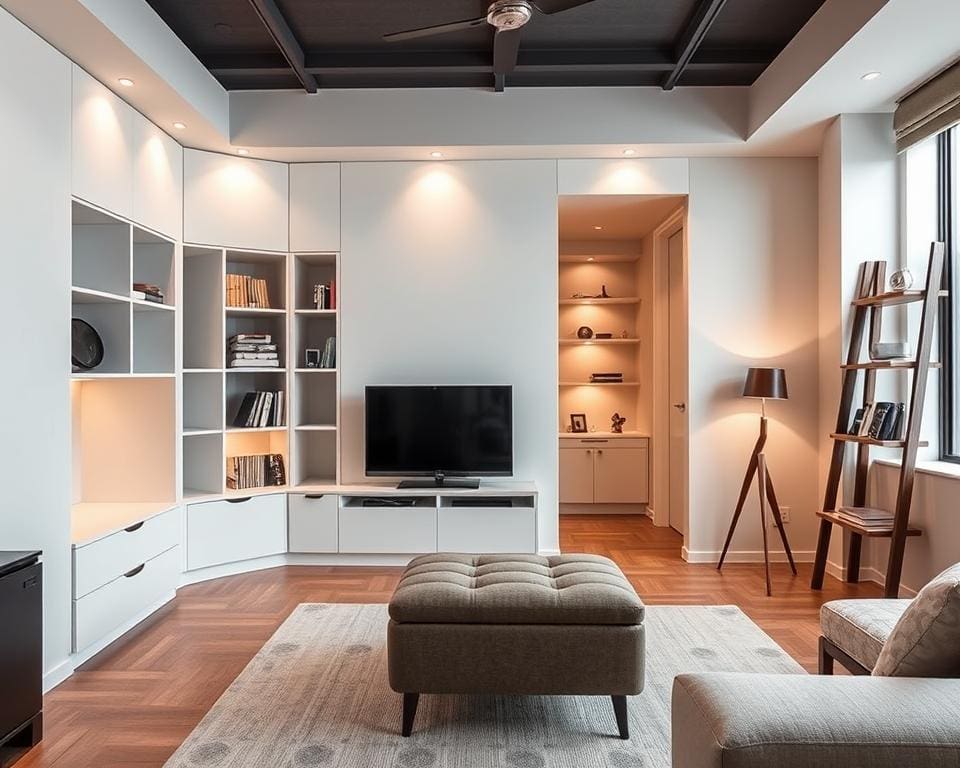 Chic storage solutions for small apartments