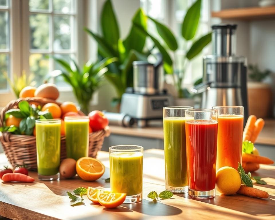 Refreshing smoothies and fresh juices for any season