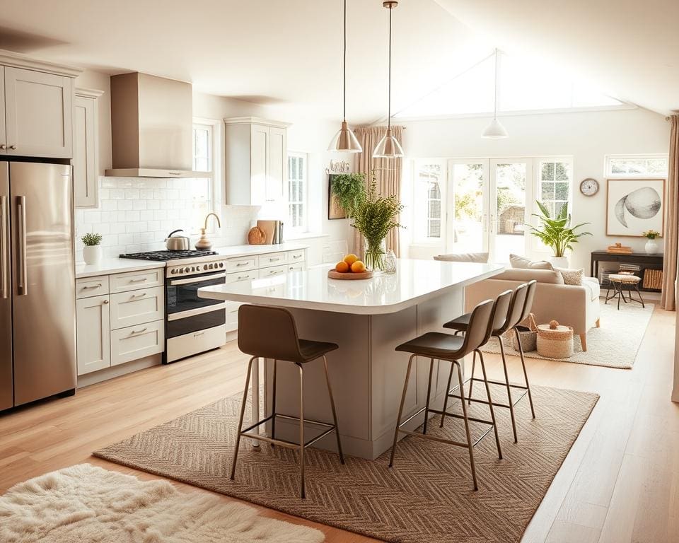 open-plan kitchen popularity