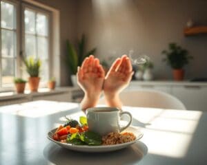 How do you bring mindfulness into your meals?