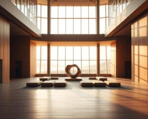 How can you divide open spaces without building walls?