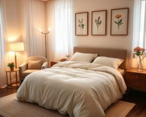 How can you make your bedroom more restful and calm?