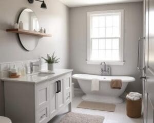 How can you renovate your bathroom on a budget?