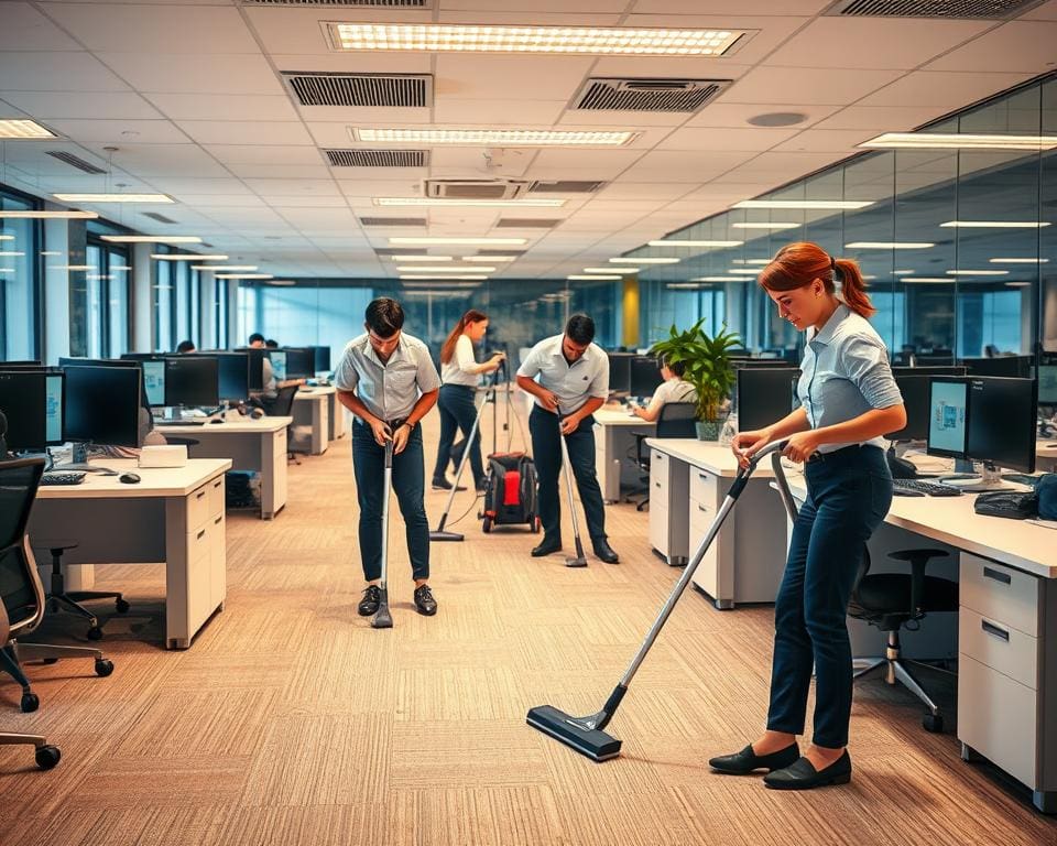 How do cleaning services boost workplace efficiency?