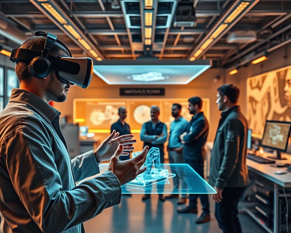 How do engineers use VR for design and training?