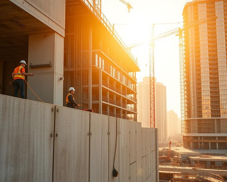 How do smart materials improve construction quality?