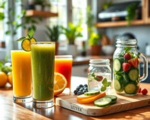 How do you build a morning routine with healthy drinks?