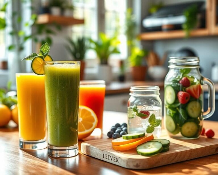 How do you build a morning routine with healthy drinks?
