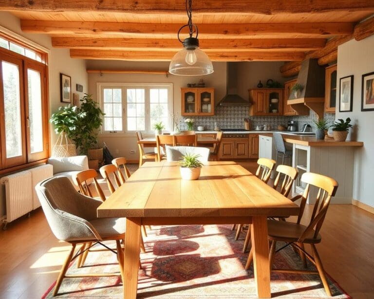How do you design a family-friendly dining area?
