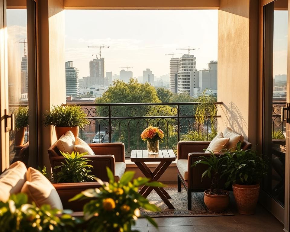 How do you turn your balcony into a relaxing retreat?