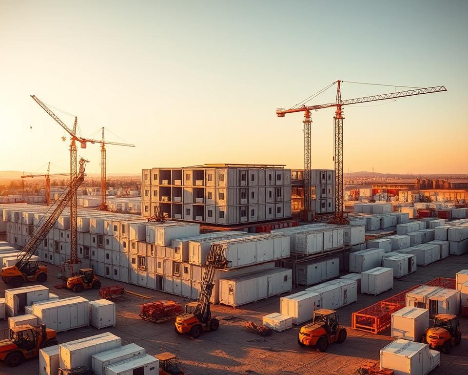 What are the benefits of modular building methods?