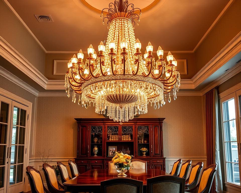 What chandelier style enhances your dining area?