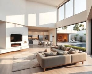 What interior trends define modern homes in 2025?