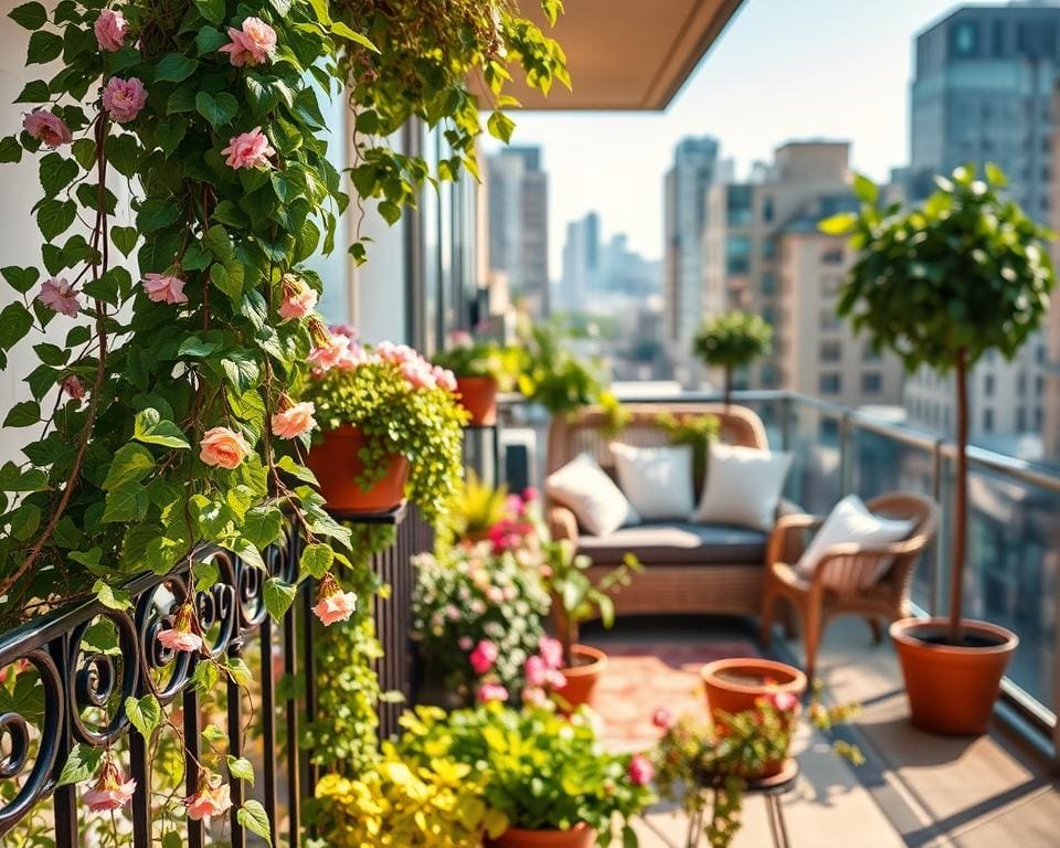 What plants are ideal for a small city balcony?