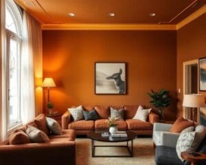 What wall colors brighten up darker spaces?