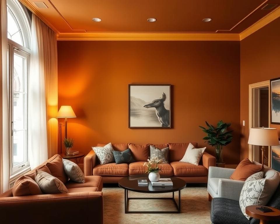 What wall colors brighten up darker spaces?
