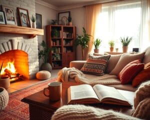 How can you create a warm and welcoming home?