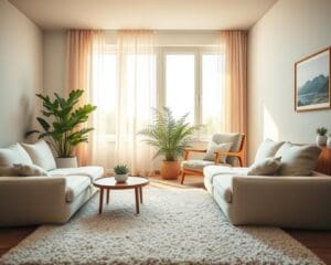 How do you create a calm atmosphere at home?