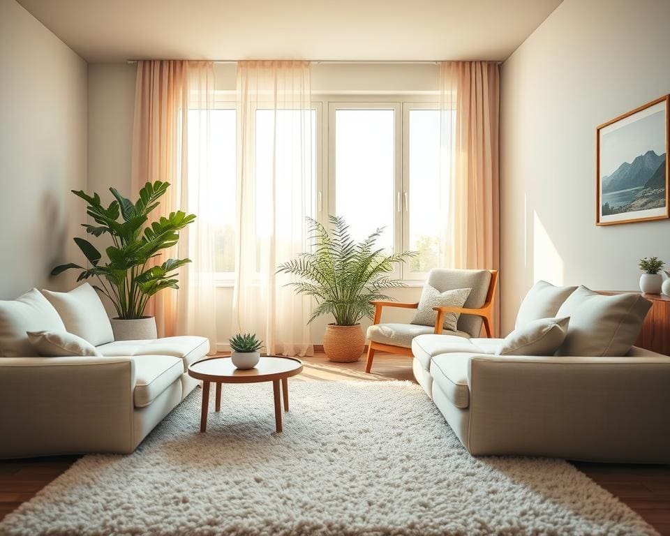 How do you create a calm atmosphere at home?