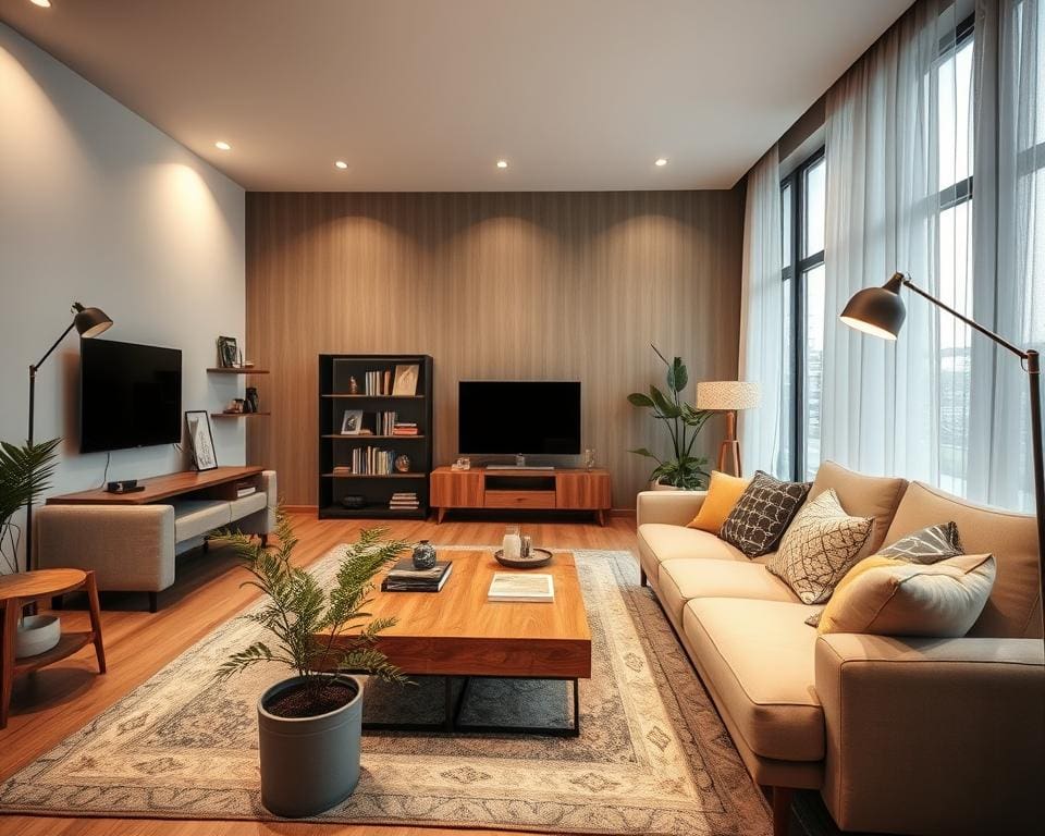 What elements define a well-designed living space?