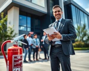 What role does a building manager play in fire safety?