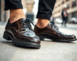 What shoes complete a polished everyday look?
