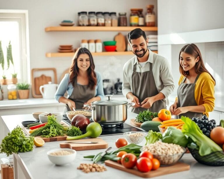 How can you cook healthy meals easily?