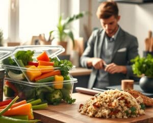 How can you eat healthy with a busy schedule?