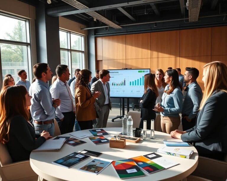 How do events connect marketing and sales teams effectively?