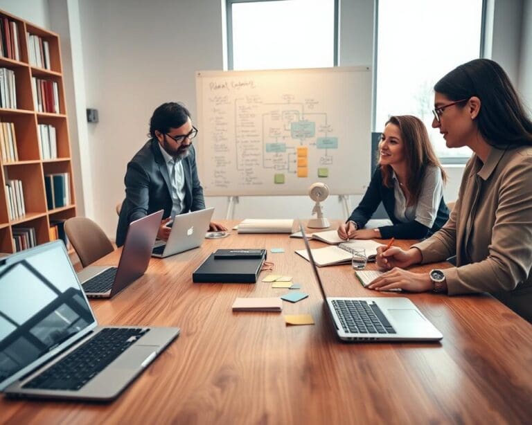 How do professionals plan technical projects?