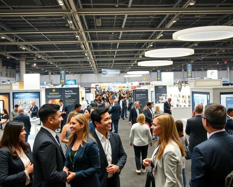 How do trade shows support relationship-based selling?