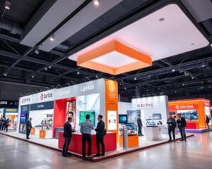 How does exhibition design support brand consistency?
