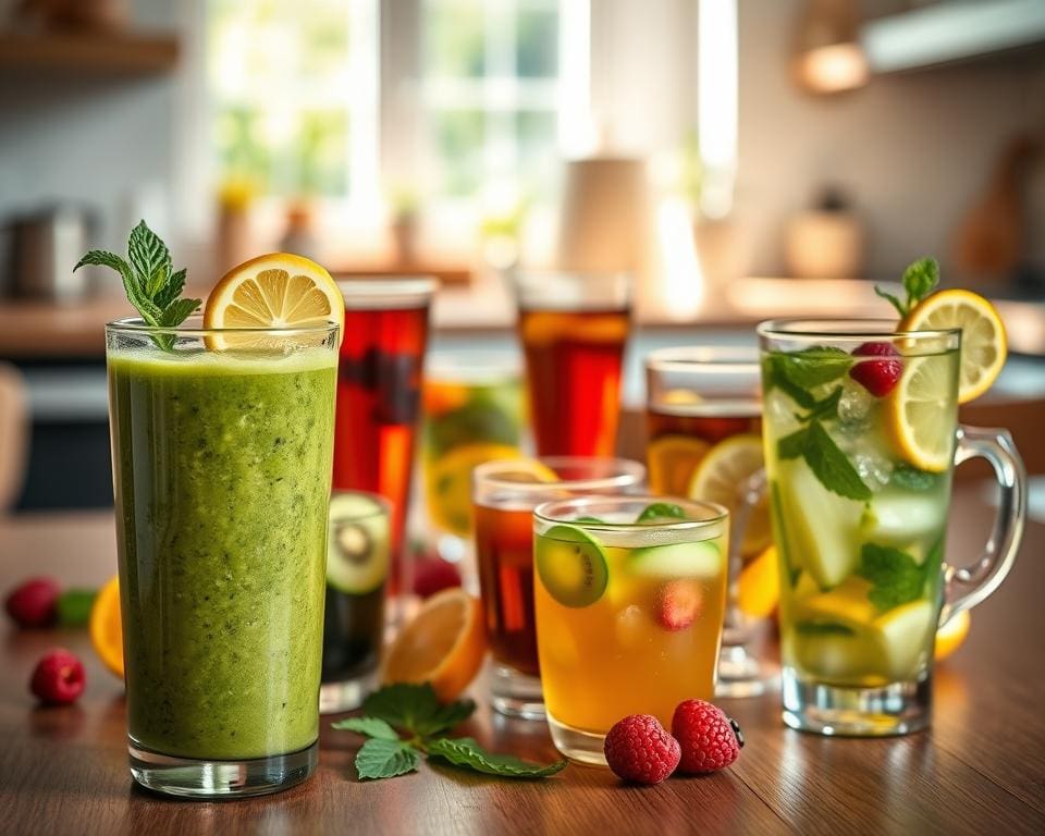 Which drinks fit a healthy lifestyle?