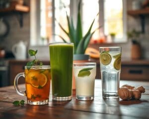 Which drinks support good digestion?