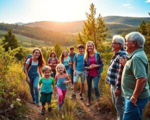 Why is weekend hiking popular among all ages?