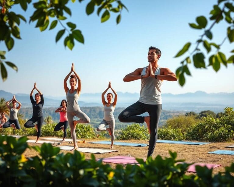 Why is yoga popular for physical and mental balance?