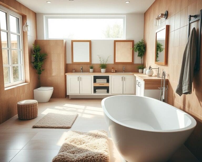How can bathroom layouts improve daily comfort?