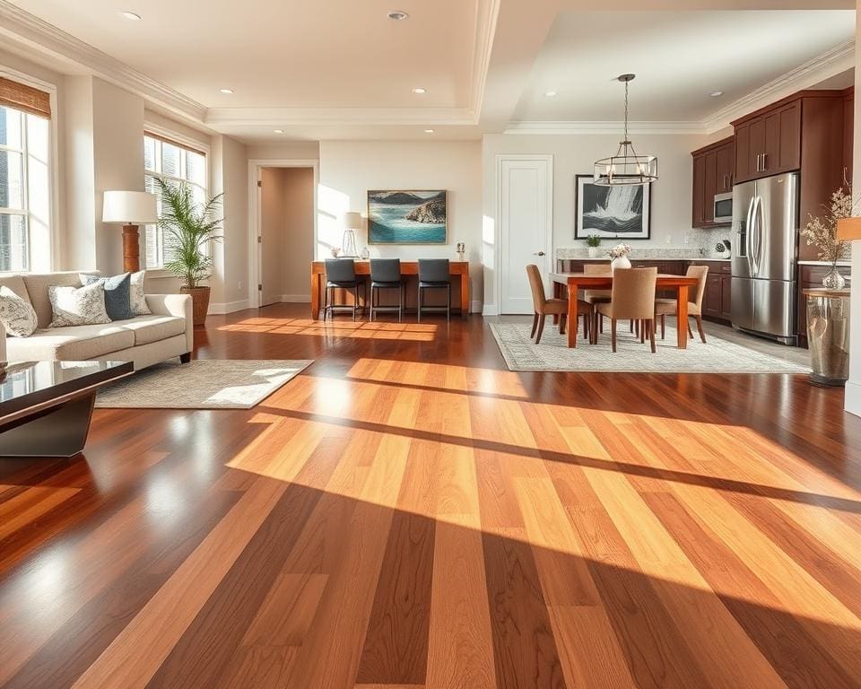 How do flooring upgrades change interior aesthetics?