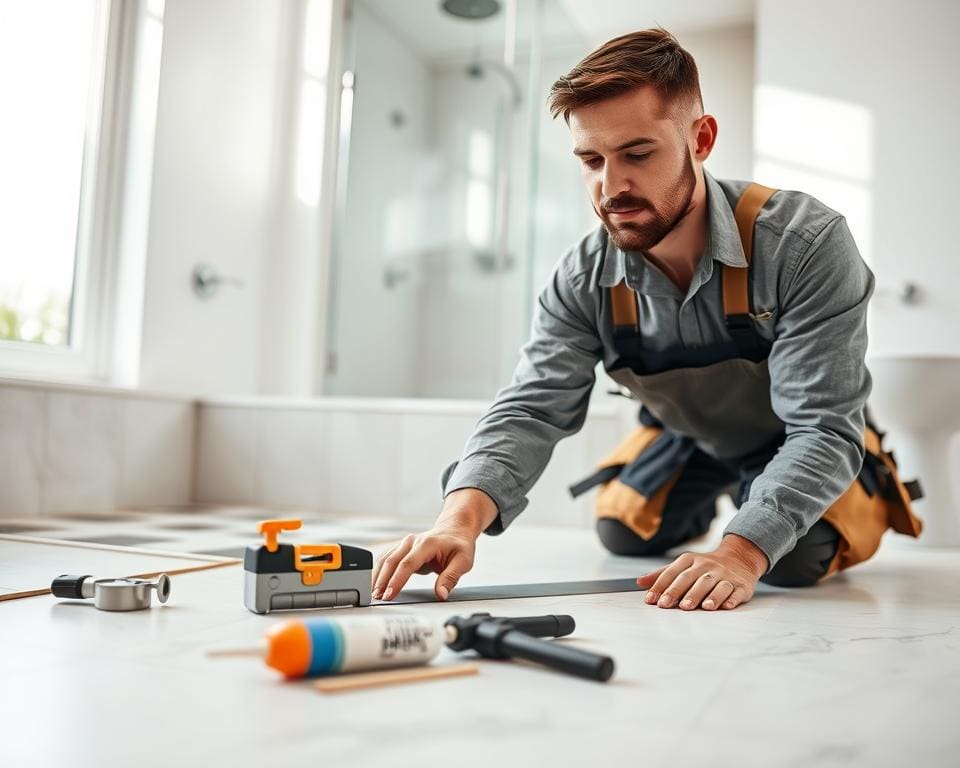 How does a professional tiler improve renovation results?