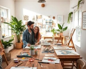 Why are creative workshops great for couples?